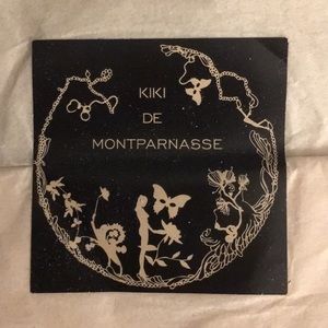 Black satin beaded mask by Kiki De Montparnasse